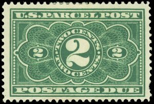 US SCOTT #JQ2, Mint-VF/XF-Hinged, US Parcel Post Stamp, SCV $65!