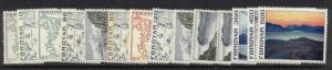 Faroe Islands 7-20 MNH Map, Ship, Mountains, Art