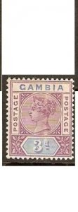 Gambia 1898 QV 3d SG 41 MOG (1awb) 