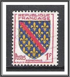 France #736 Arms Of Bourbonnais Used