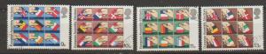 Great Britain SG 1083 - 1086 set Used  First Day of Issue cancel