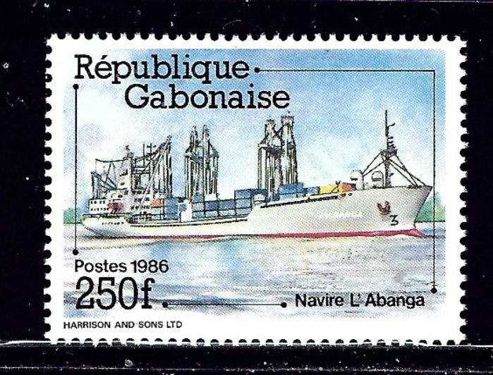 Gabon 599 MNH 1986 Ships    (ap2219)