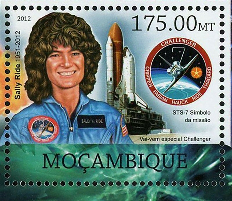 Sally Ride Stamp First American Women in Space Souvenir Sheet MNH #5985 / Bl.663