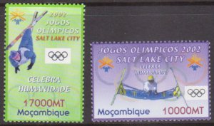 MOZAMBIQUE - 2002 WINTER OLYMPIC GAMES SALT LAKE CITY - 3V - MINT NH