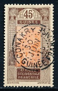 French Guinea #85 Single Used