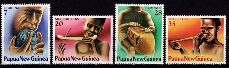 Papua New Guinea 1979 Musical Instruments, Set [Unused]