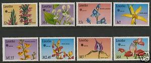 Lesotho 756-63 MNH Flowers, Orchids