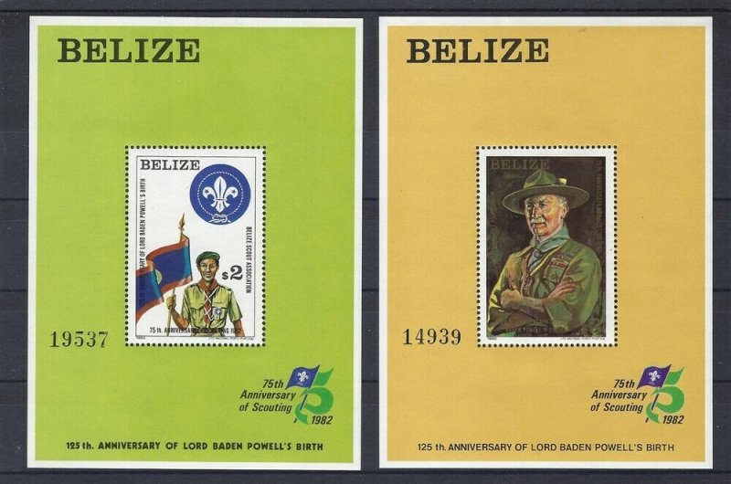 1982 Belize SS Boy Scout 75th anniversary
