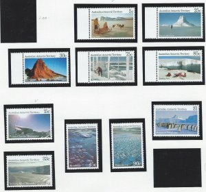 Australian Antarctic Territory MNH SC L60-L74