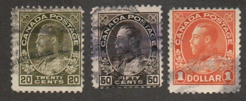 Canada 120-122 Used