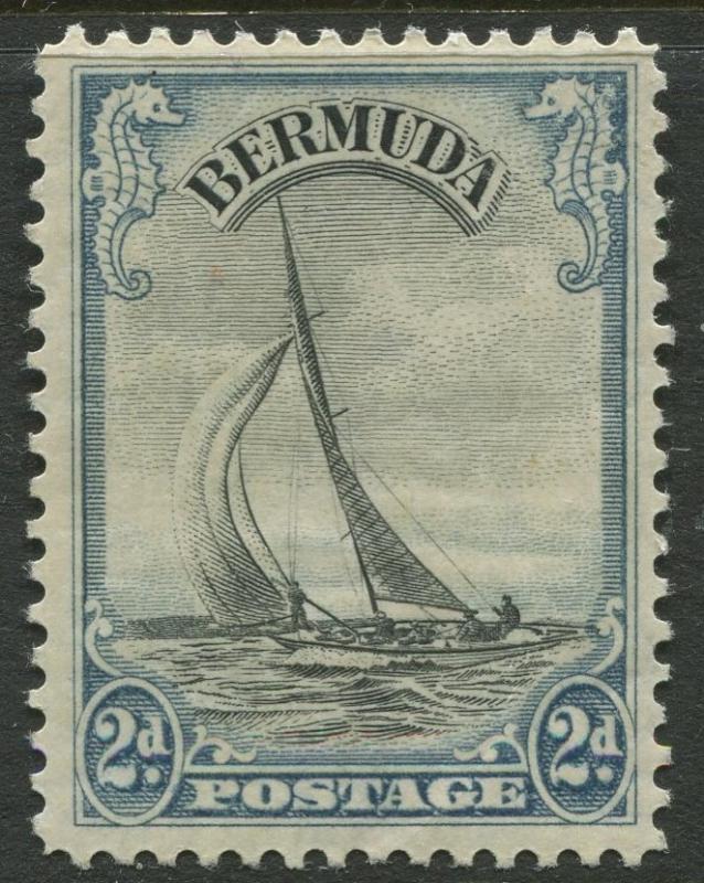 Bermuda - Scott 108 - Pictorial Definitives -1936 - MLH - Single 2p Stamp