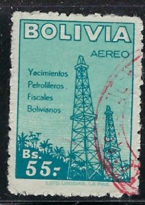 Bolivia C182 Used 1955 issue (an9741)