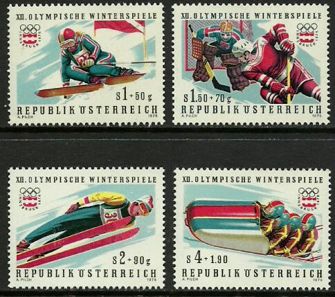 Austria #B331-4 MNH Set