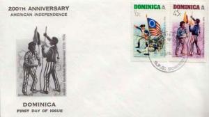 Dominica, First Day Cover, Americana