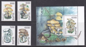 Belarus, Mushrooms MNH / 1999