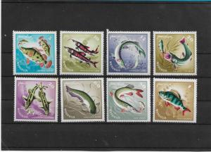 Mongolia  Scott#  389-96  MNH