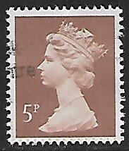 Great Britain # MH55 - Queen Elisabeth - used....{Blw7}