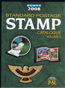 Scott used 2008 Standard Postage Six Volume A to Z  Catalogs Free S/H