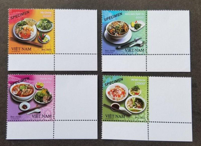 *FREE SHIP Vietnam Cuisine 2021 Food Gastronomy Rice (stamp margin MNH *Specimen