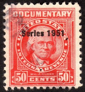 1951, US 50c, Documentary, Used, Sc R571