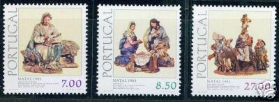 PORTUGAL Scott 1520-2 MNH** Christmas 1981  CV$3.55