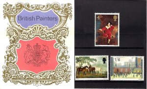 1967 British Painters presentation pack Unmounted Mint Sealed