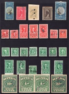 USA: Used & Unused Revenues - Ex-Old Time Collection - Album Page (76323)