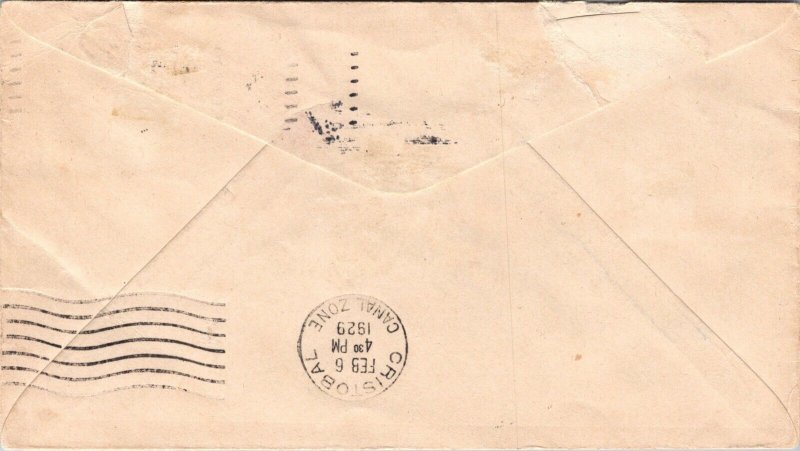 1928 FFC Miami to Canal Zone - Via Nicaragua - L38595