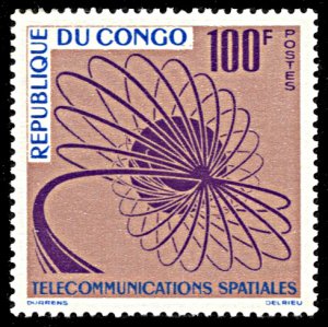 Congo 107, MNH, Space Telecommunication