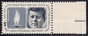 1246 5 cent John F. Kennedy Mem mint OG NH EGRADED XF 92 XXF