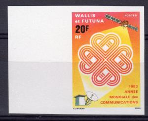 Wallis and Futuna 1983 Sc#302 SPACE WORLD COMMUNICATIONS YEAR (1) IMPERF.MNH