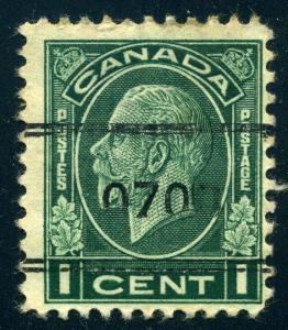 Canada - Scott # 195 - 1 Cent  George V - Used