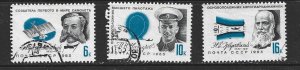 RUSSIA - 1963 AVIATION PIONEERS - SCOTT 2772 TO 2774 - USED