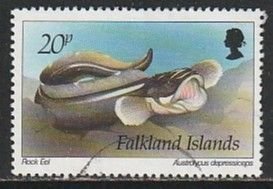 1994 Falkland Islands - Sc 603 - used VF - 1 single - Rock Eel