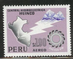 Peru Scott C205 MH* airmail set 1966