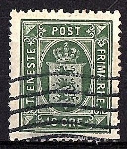 DENMARK 1921 Scott O22 used fvf