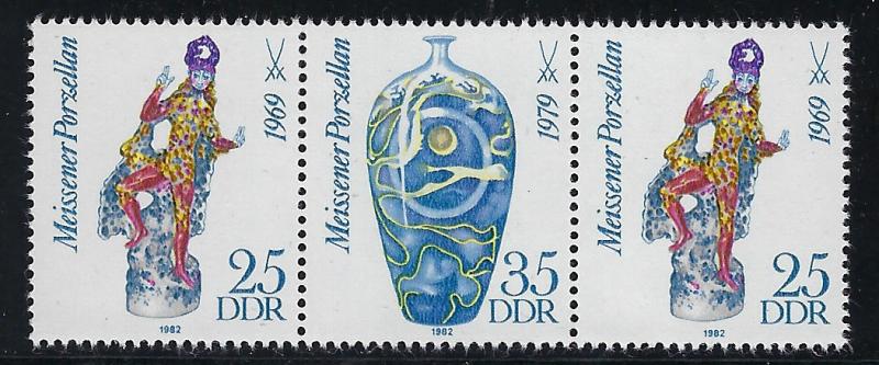 Germany DDR Scott # 2234 (2), 2235, mint nh, se-tenant, WZd526