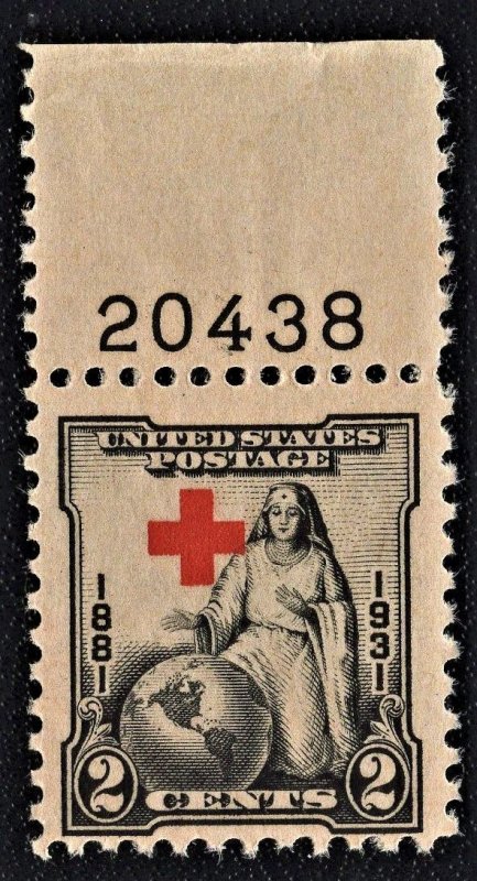 US 702 MNH VF 2 Cent Red Cross