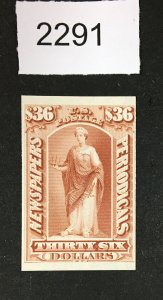 MOMEN: US STAMPS # PR30P3 PROOF ON INDIA LOT #F 2291