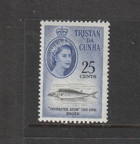 Tristan da Cunha 1961 Decimal Defs, Marine Life, 25c MM SG 52 