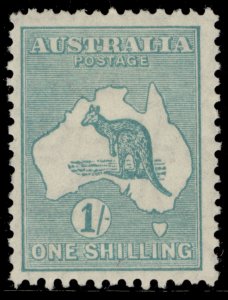 AUSTRALIA GV SG109, 1s blue-green, M MINT. Cat £55.