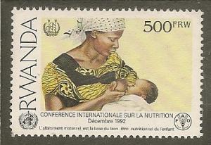 Rwanda    Scott  1384   FAO, Mother & Child  Used