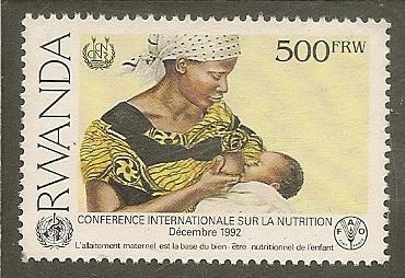 Rwanda    Scott  1384   FAO, Mother & Child  Used