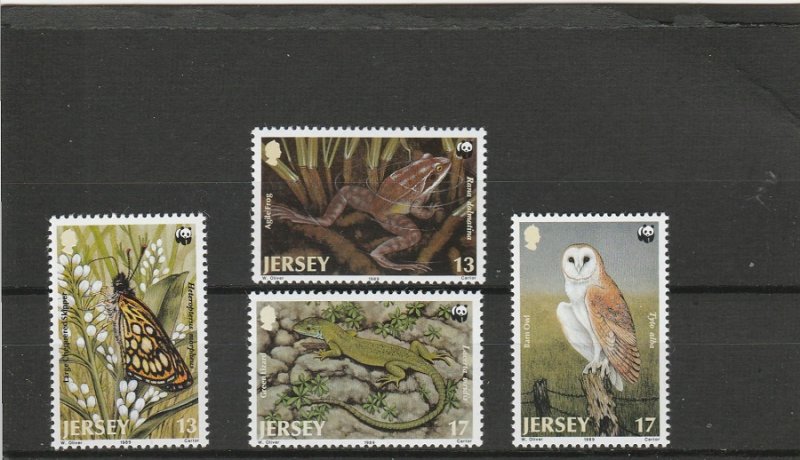 Jersey  Scott#  507-510  MNH  (1989  WWF)