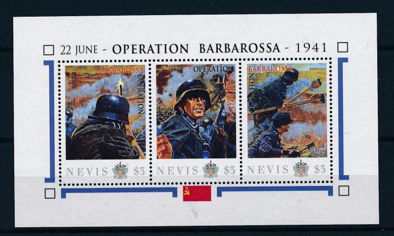 [81043] Nevis 2011 World War II Operation Barbarossa Sheet MNH