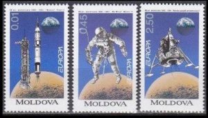 1994 Moldova 106-108 Europa CEPT / Gemini 4 Launch 12,00 €