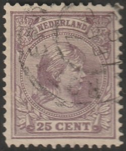 Netherlands 1894 Sc 48 used Rotterdam cancel