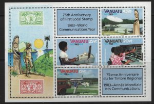 VANUATU, 363a , MNH,  SOUVENIR SHEET