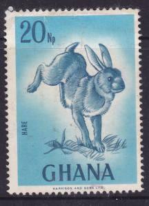 Ghana 1969 New Constitution Rabbit - 20np used