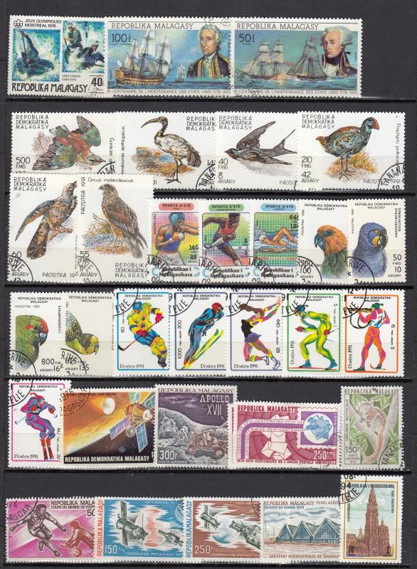 Madagascar - 85 stamp lot -  (3019)